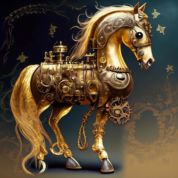 cheval steampunk