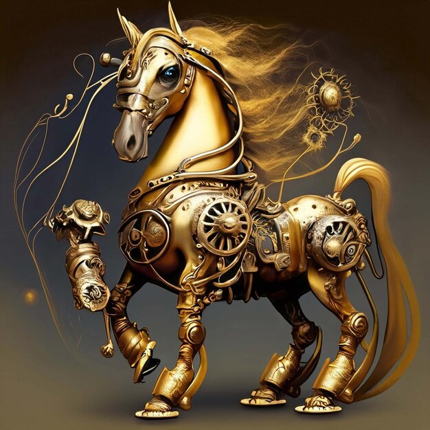 cheval steampunk