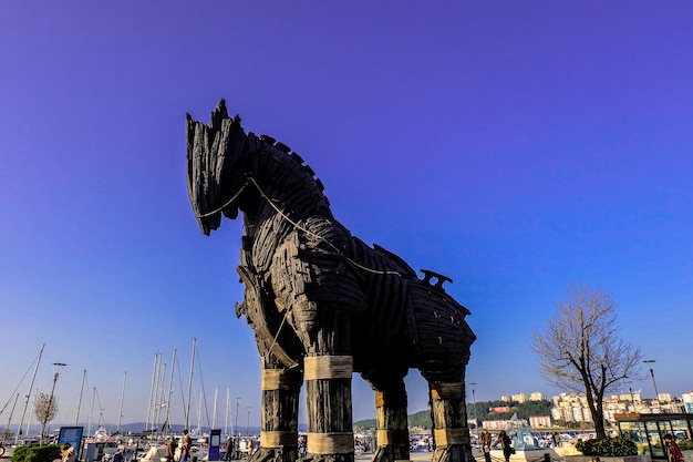 Cheval de Troie à Canakkale SquareTurquie