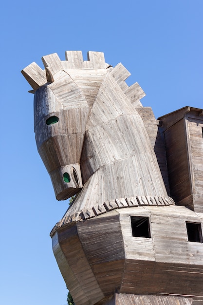 Cheval de Troie à Troie à CANAKKALE TURQUIE