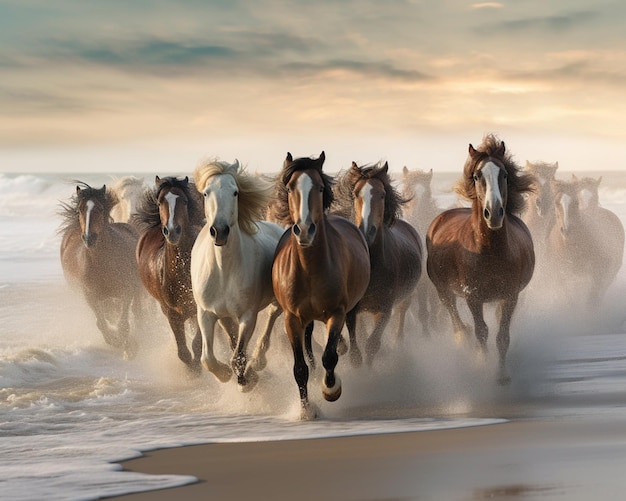 Curseur De Cheval Sur La Plage Au Coucher Du Soleil Photo stock - Image du  tidal, personne: 27763792