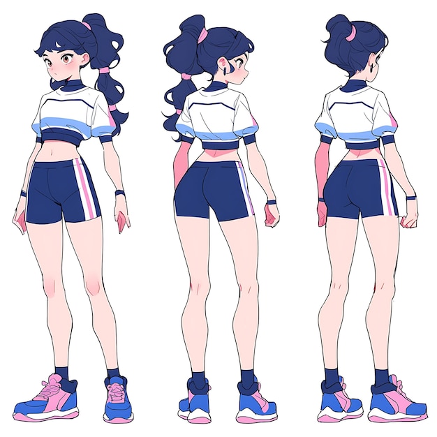 Chibi Art Kawaii Anime Des personnages mignons et des illustrations colorées pour les créations numériques