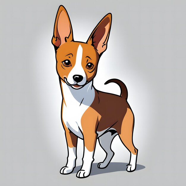 Photo le chien de basenji