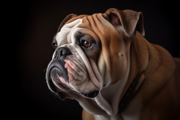 Chien bouledogue Générer Ai