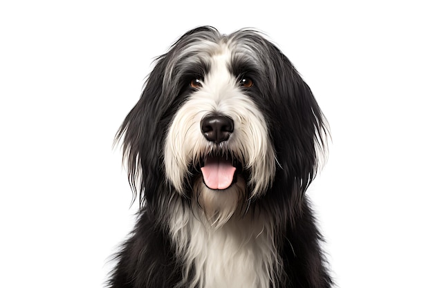 chien colley barbu image réelle photo hd