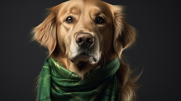 Photo le chien golden retriever