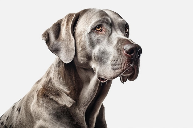 Un chien avec un gros nez