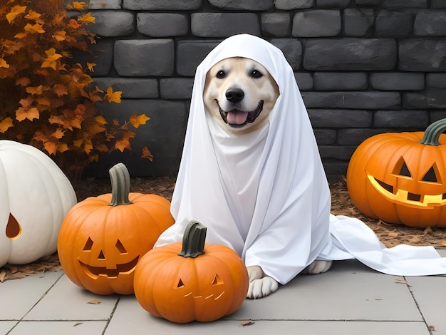 Le chien d'Halloween