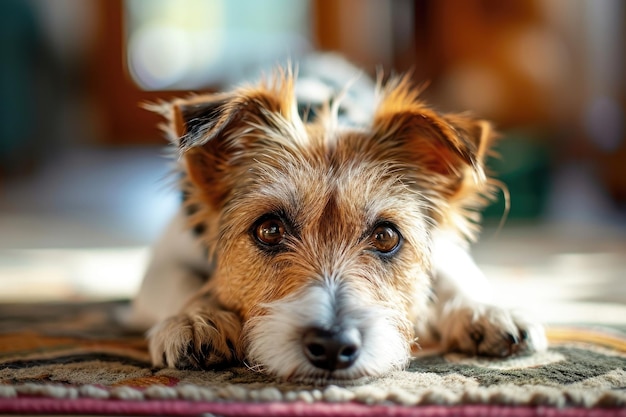 Le chien à la maison