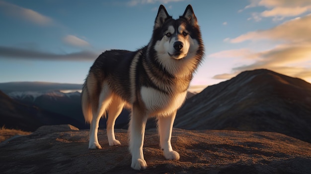 Chien malamute d'Alaska