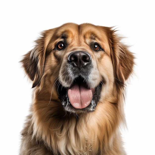 Un chien avec un nez brun et un nez noir