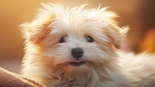 Un chien avec un nez noir et un nez blanc