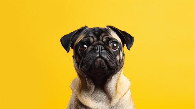 Photo le chien pug