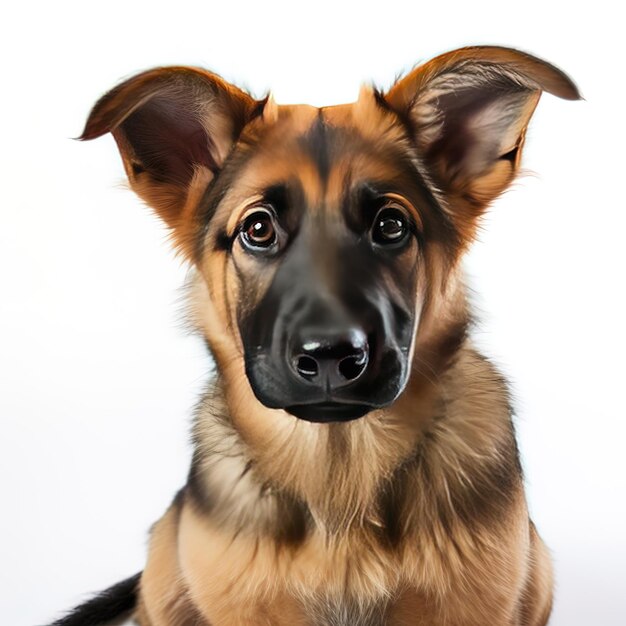 un chien qui regarde la caméra