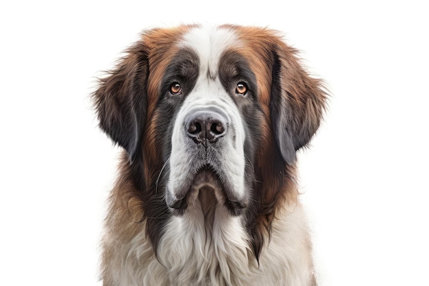 Chien saint bernard illustration créative générative ai