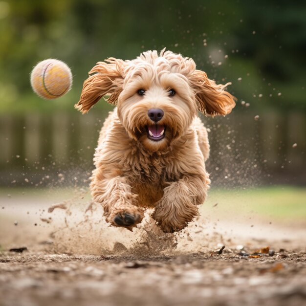 Un chien yorkshire terrier biewer