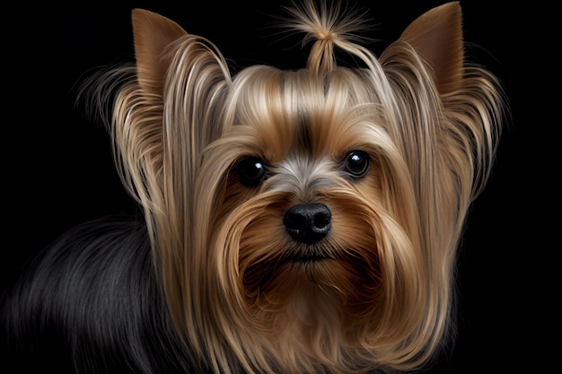 Chien Yorkshire terrier généré par l'IA