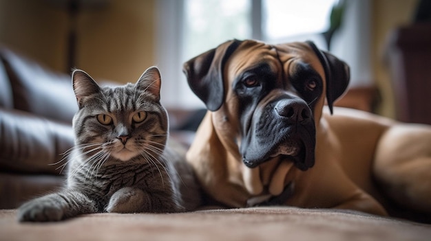 Chiens et chats vivant en appartement