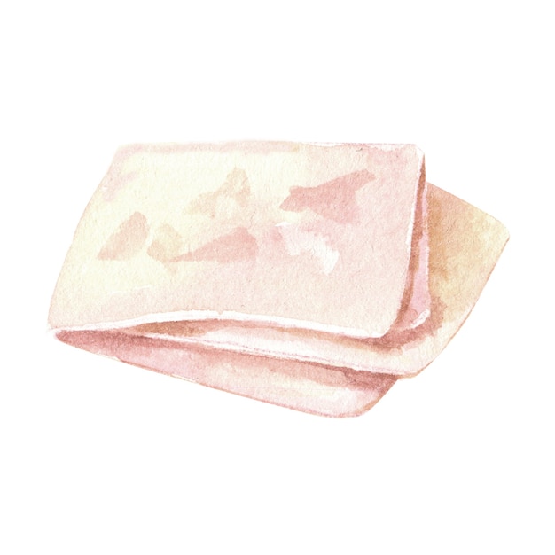 Chiffon de nettoyage aquarelle