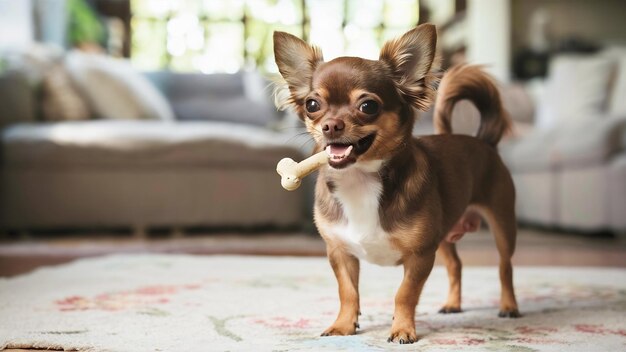 Chihuahua un mâle brun