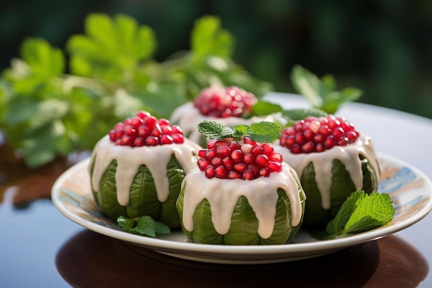 Chiles en Nogada farcis de viande hachée et de fruits