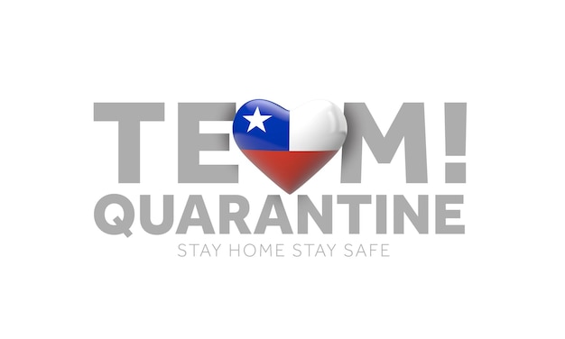 Chili équipe quarantaine rester à la maison sauver des vies message d rendre