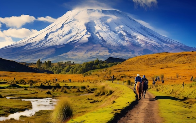 Chimborazo Adventure Scaling Equateur Iconic Peak Generative AI