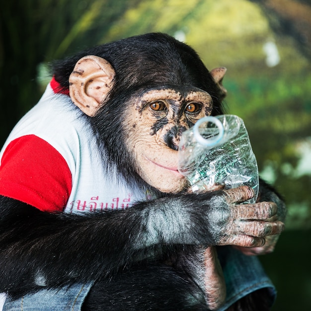 Photo chimpanzé bébé