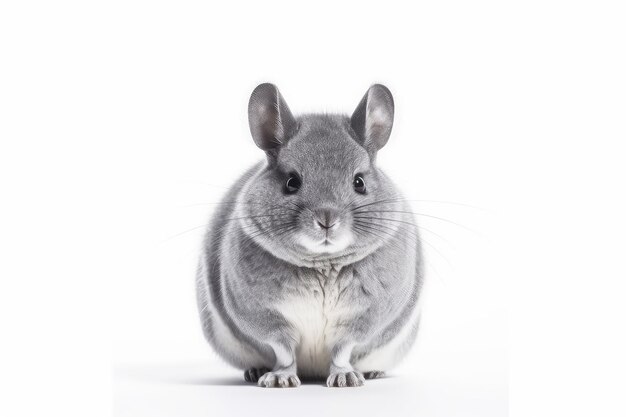 Chinchilla bphoto illustration réaliste générative ai