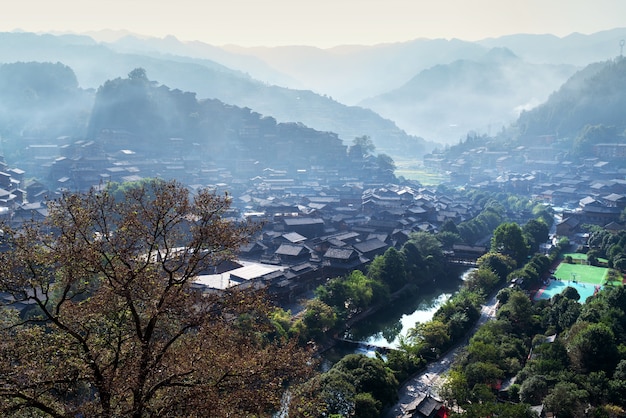 Photo chine guizhou xijiang miao village