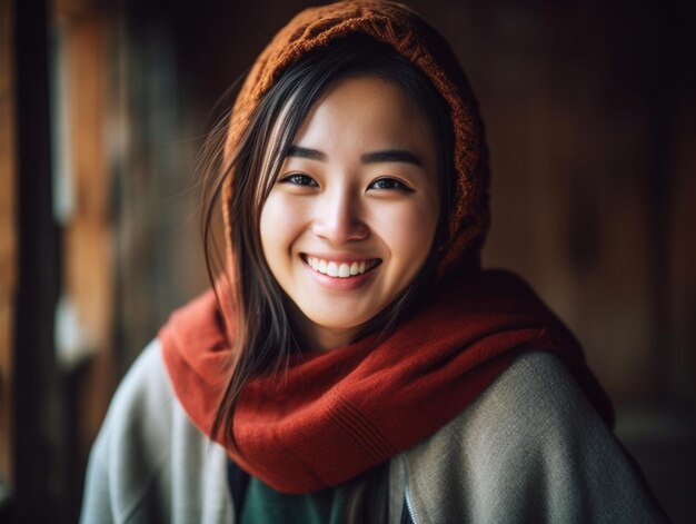 Une Chinoise souriante