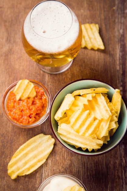 Chips à la bière