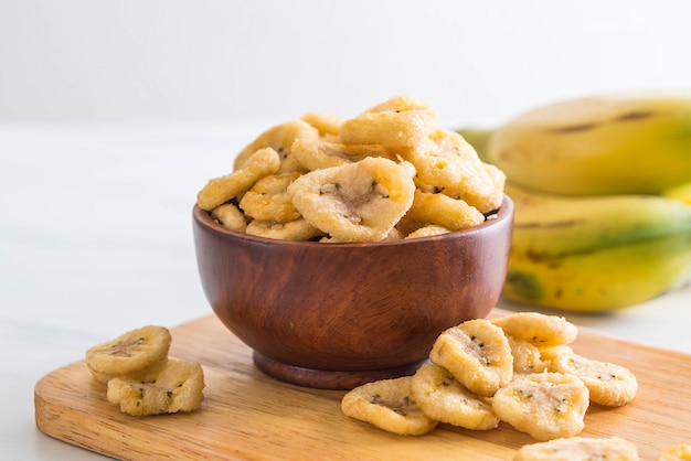 chips croustillantes à la banane