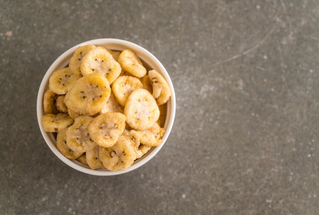 chips croustillantes à la banane