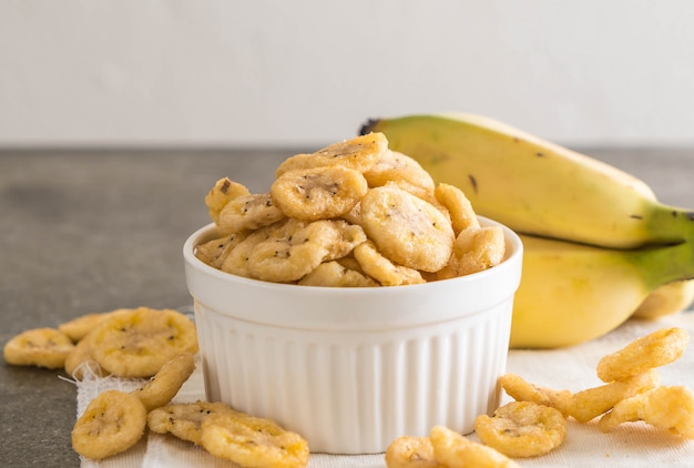 chips croustillantes à la banane