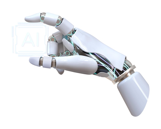 Chips d'intelligence artificielle png autocollant arrière-plan transparent
