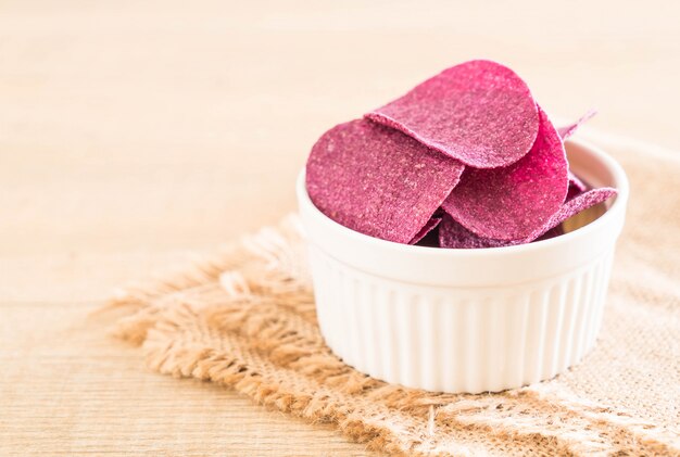 Chips de pommes de terre douces