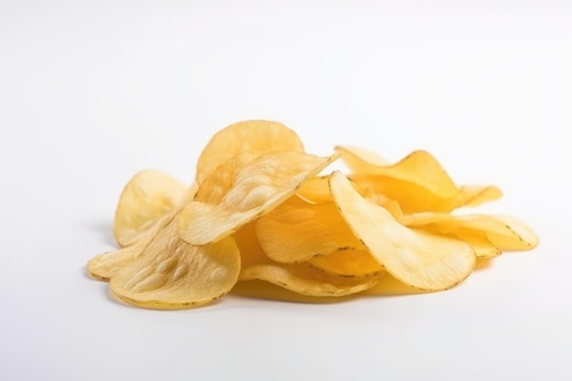 Chips de pommes de terre isolées générées par l'IA