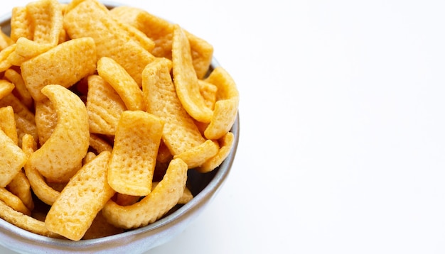 Chips de pommes de terre, Snack enrobé de caramel