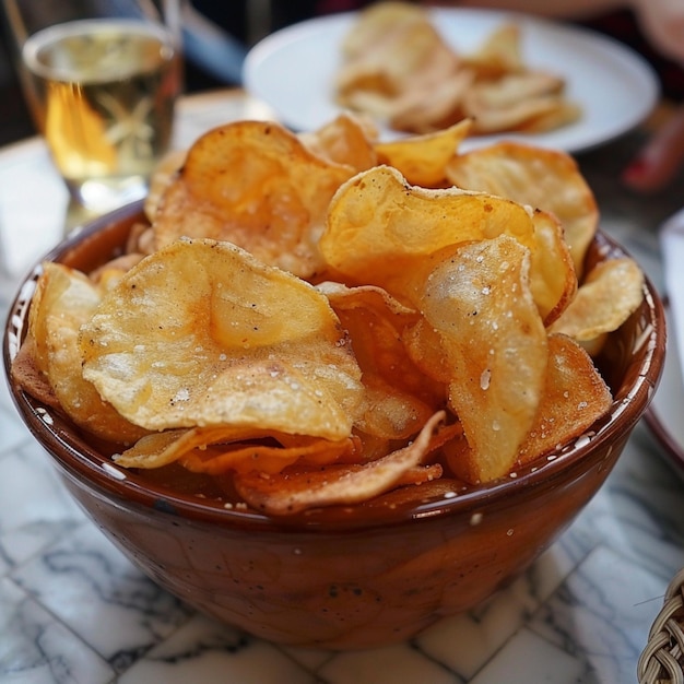 Des chips de pommes de terre