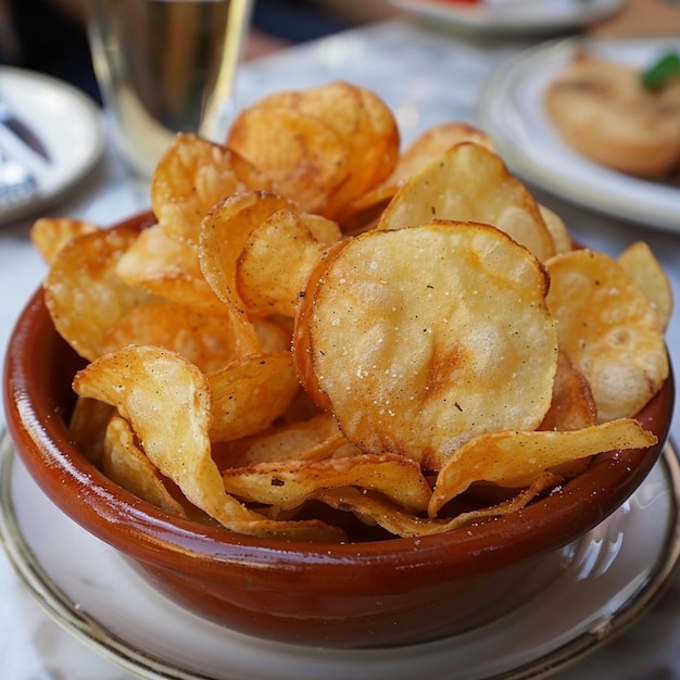 Des chips de pommes de terre