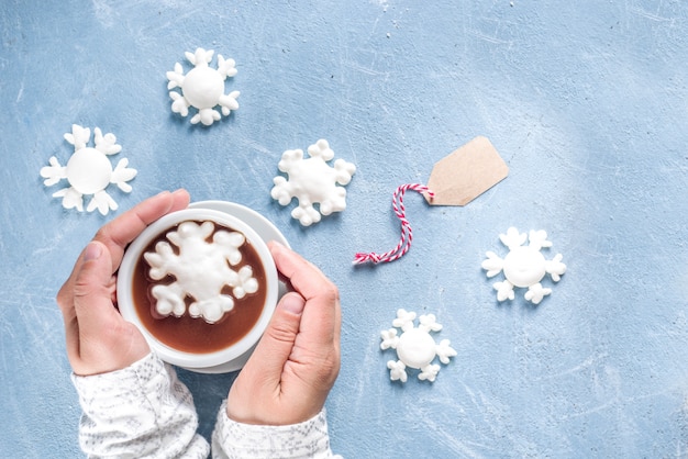 Chocolat Chaud Aux Flocons De Guimauve