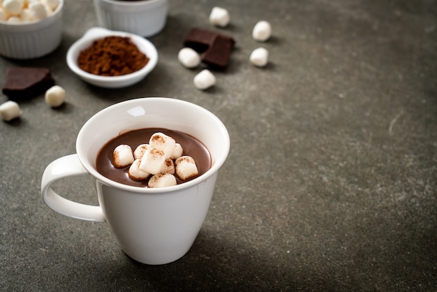 Chocolat chaud aux guimauves