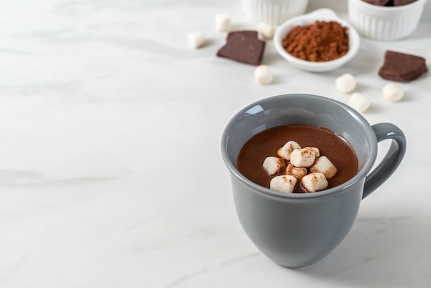 chocolat chaud aux guimauves