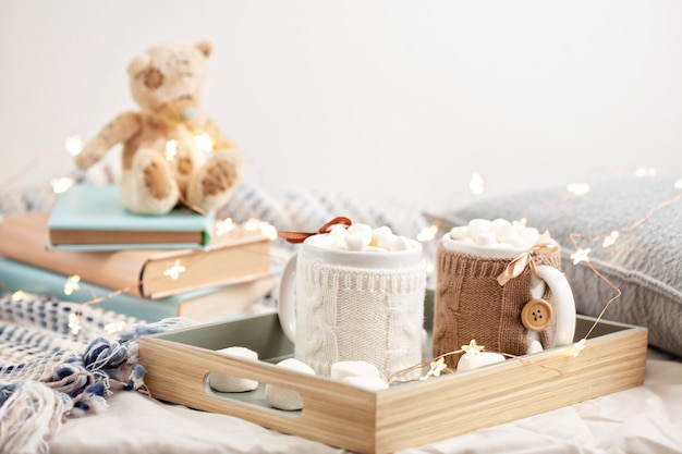 Chocolat chaud aux guimauves