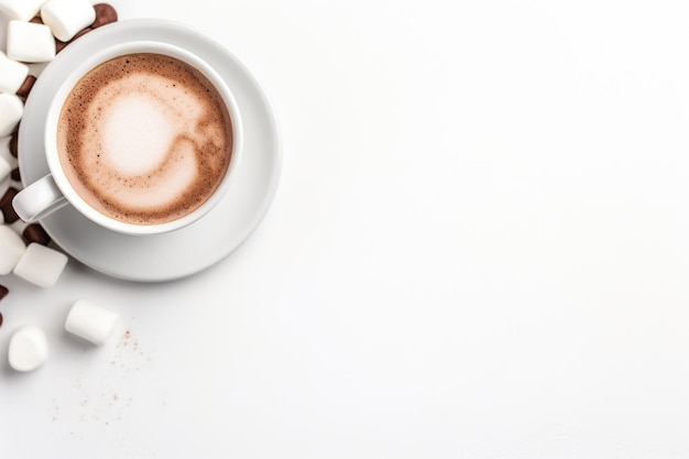 Chocolat chaud aux guimauves