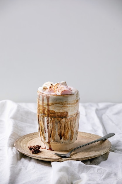 Chocolat chaud à la guimauve