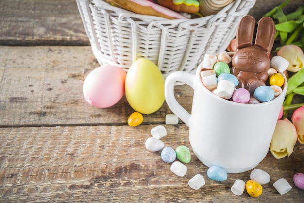 Chocolat chaud de Pâques