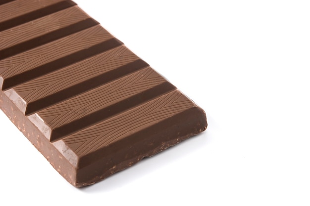 Chocolat isolé sur fond blanc