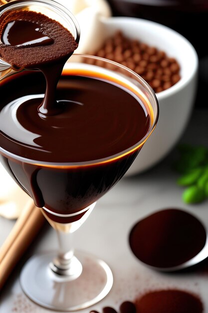 Chocolat liquide